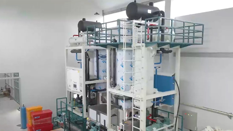 โครงการเครื่องทำน้ำแข็งหลอดแบบรวมระบบ ขนาด 2×20 ตัน ในประเทศอินโดนีเซีย