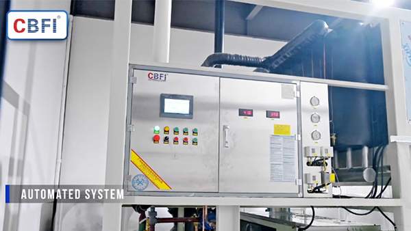 เครื่องผลิตน้ำแข็งก้อนบล็อกอัตโนมัติ ขนาด 10 ตัน